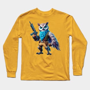 Fortnite-inspired owl design Long Sleeve T-Shirt